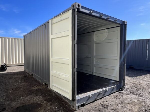 20ft Shipping Container Standard Height One Trip Open Side - Image 5