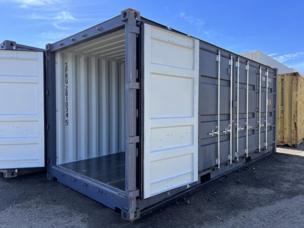 20ft Storage Container Standard Height Open Side New - Image 6