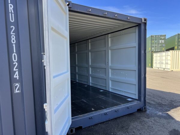 20ft Storage Container Standard Height Open Side New - Image 2