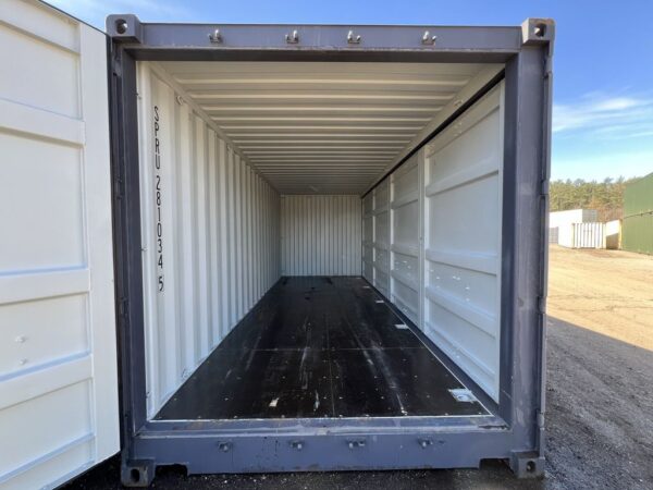 20ft Storage Container Standard Height Open Side New - Image 10