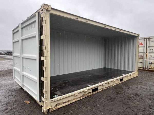 20ft Storage Container Standard Height Open Side - Image 2
