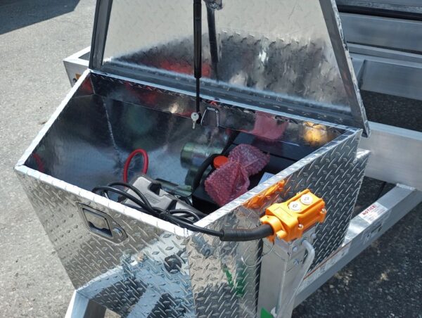 2025 Mission Trailers 7×16 14K Aluminum Hydraulic Dump w/Ramps, HD D-Rings, Barn Doors, Tarp Kit - Image 7