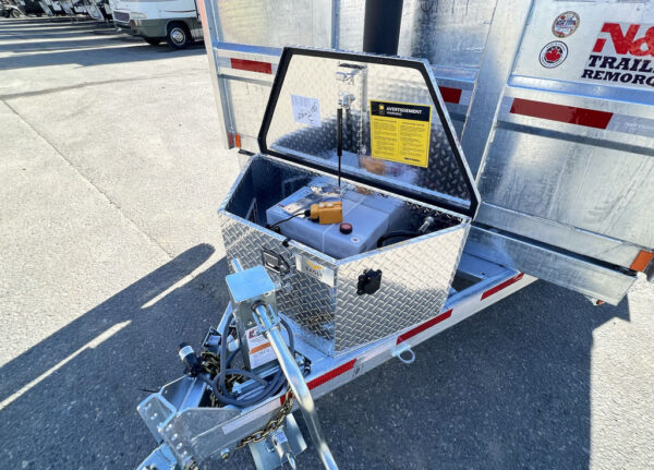 2024 N&N Trailers 7×14 14K Galvanized Hydraulic Dump w/Ramps, 2-Way Spreader Gate, Tarp Kit - Image 2