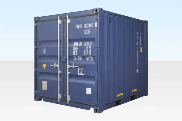 10FT X 8FT Shipping Container (One Trip) Blue (RAL 5013)