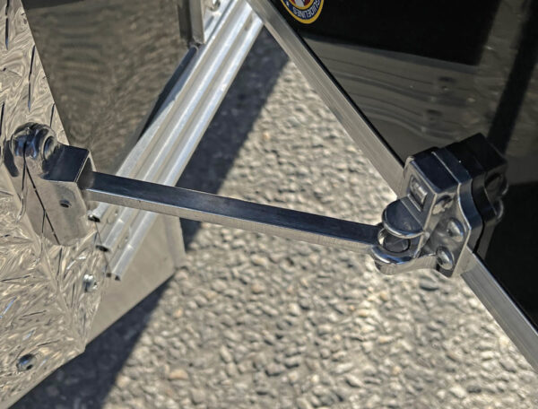 2024 Sno Pro 7.5×22 Aluminum 4-Place Drive In/Out w/Extra Height, Mats & Guides, Canopy - Image 9