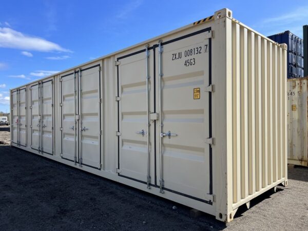 40ft Storage Container High Cube One Trip Side Doors - Image 2