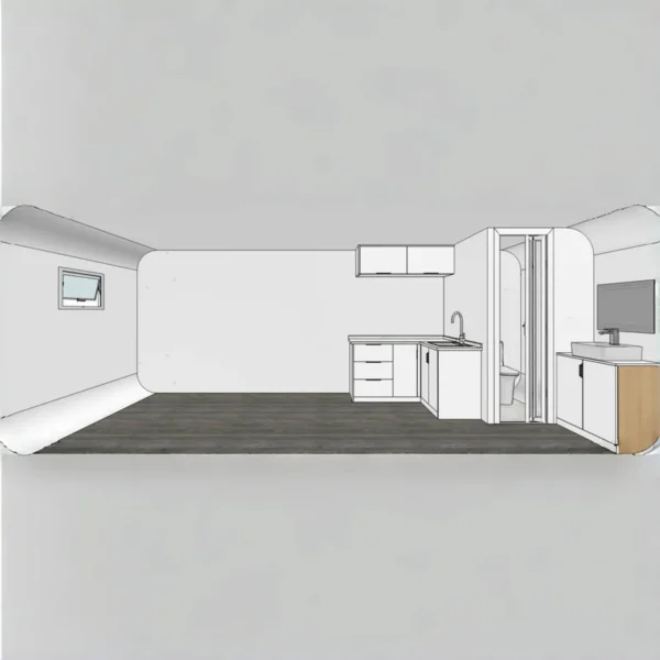 Outdoor Living and Working Tiny House 20ft - Image 4