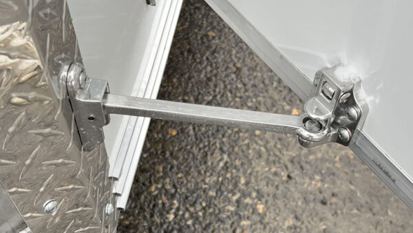2024 E-Z Hauler 7×24 Aluminum 4-Place Drive In/Out w/Tapered Ramps, Rear Canopy - Image 14