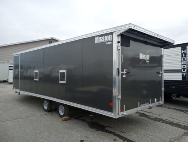 2024 Mission Trailers 101×24 Aluminum 4/5-Place Drive In/Out Deckover w/Galvanized Pkg, Canopy - Image 9