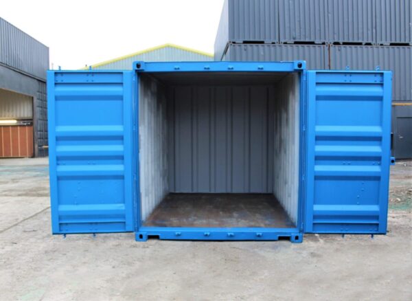 10ft New Shipping Container Blue - Image 2