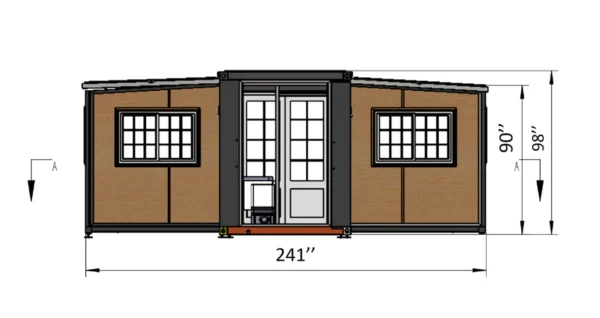 Mobile Expandable Prefabricated House 20ft - Image 4