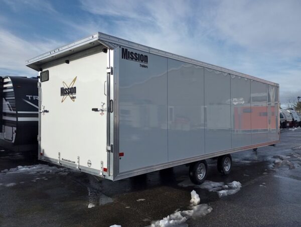 2024 Mission Trailers 101×24 Aluminum 4/5-Place Drive In/Out Deckover w/Galvanized Pkg, Canopy - Image 11