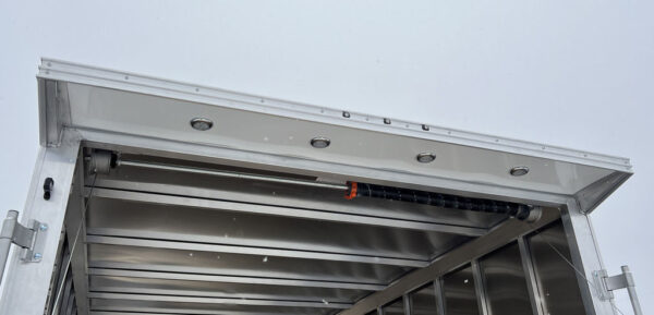 2024 E-Z Hauler 7×24 Aluminum 4-Place Drive In/Out w/Tapered Ramps, Rear Canopy - Image 5