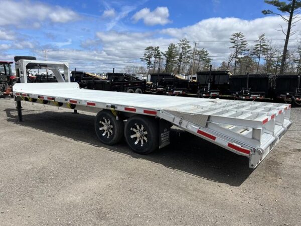 2024 Alum Line Trailers 8.5×24 13K Aluminum Gooseneck w/Flip-Over Ramps - Image 2