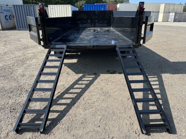 2024 Griffin Trailers 7×16 14K Telescopic Dump Trailer w/Ramps & Spare Tire Mount - Image 17