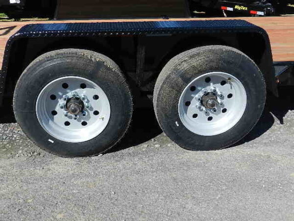 BWise 7 x 18 Heavy Duty Equipment Trailer – Ladder Ramps