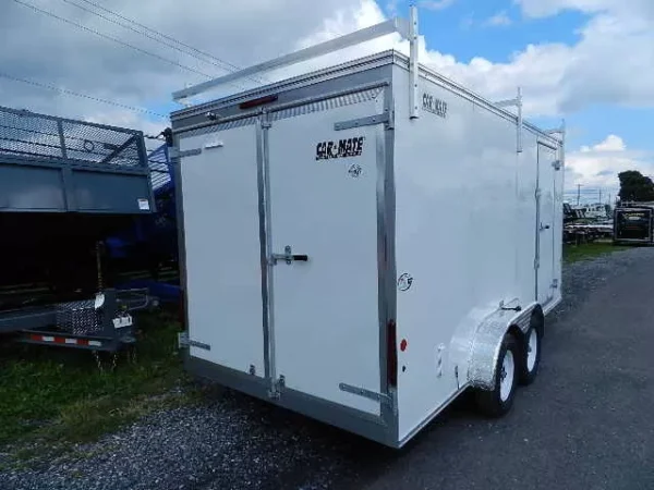 Car Mate 7 x 16 Enclosed Contractor Trailer