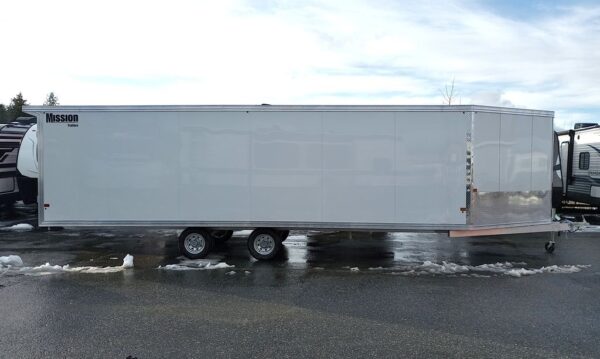 2024 Mission Trailers 101×24 Aluminum 4/5-Place Drive In/Out Deckover w/Galvanized Pkg, Canopy - Image 18