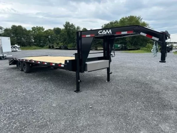 CAM Superline 8.5 x 20 Deckover Equipment Trailer – Slide Out Ramps