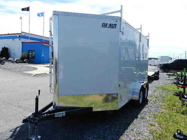 Car Mate 7 x 12 V-Nose Enclosed Trailer
