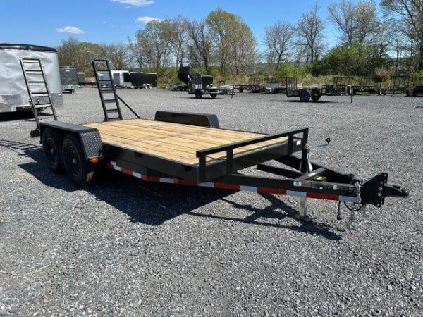 Carry-On 7 x 16 Equipment Trailer – Ladder Ramps