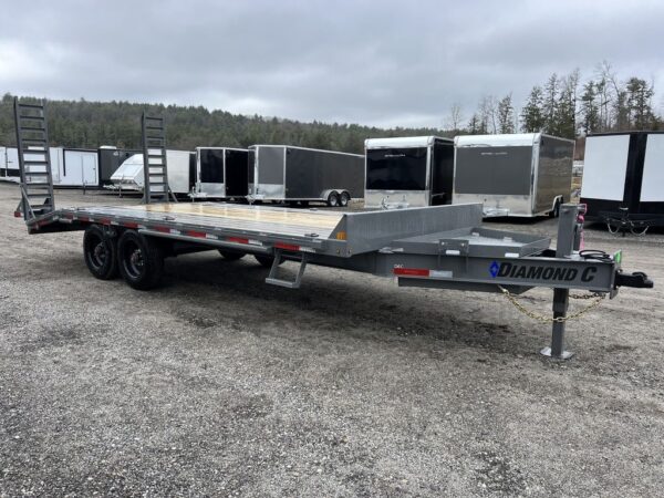 2024 Diamond C 8.5×20 20K Deckover Equipment Trailer w/ 72” Flip-Knee Ramps - Image 10