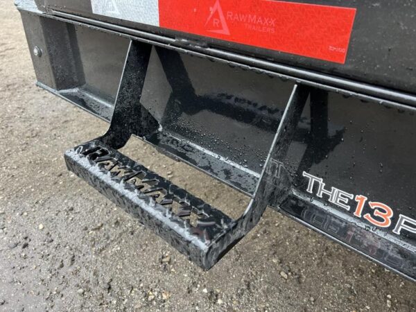 2024 RawMaxx Trailers 7X16 14K Powder Coated Dump w/ Tarp Kit - Image 13