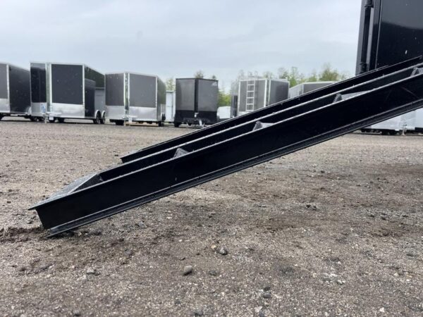 2024 RawMaxx Trailers 7X16 14K Powder Coated Dump w/ Tarp Kit - Image 15