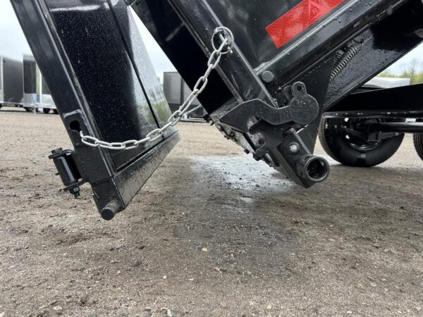 2024 RawMaxx Trailers 7X16 14K Powder Coated Dump w/ Tarp Kit - Image 18
