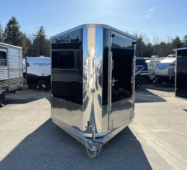 2024 Sno Pro 7.5×22 Aluminum 4-Place Drive In/Out w/Extra Height, Mats & Guides, Canopy - Image 21