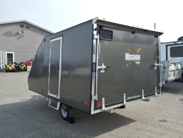 Mission Trailers 101×12 Aluminum 2-Place Crossover w/Mats & Guides, Rear Canopy - Image 19