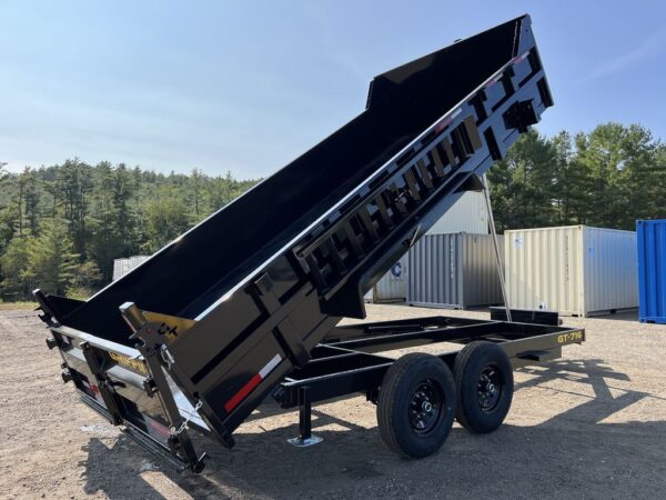 2024 Griffin Trailers 7×16 14K Telescopic Dump Trailer w/Ramps & Spare Tire Mount - Image 20