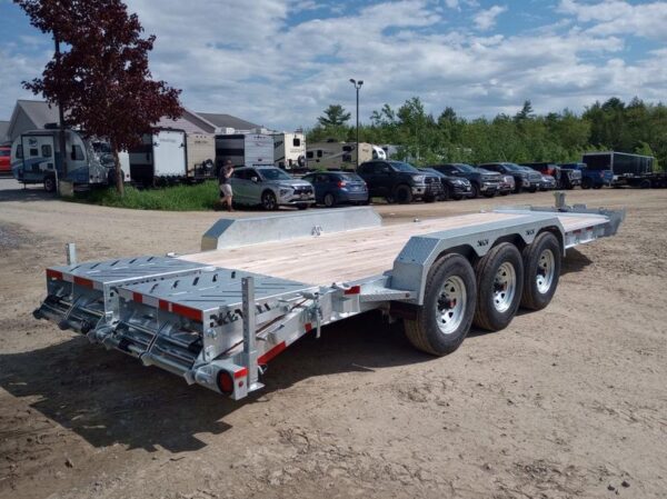 2024 N&N Trailers 7×20+3 Galvanized 22.5K Lowpro Equipment Trailer w/HD Full Width Ramps - Image 4
